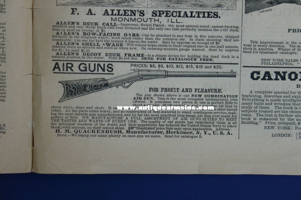 Forest and Stream/Rod and Gun Magazine 1885-1905 Original 