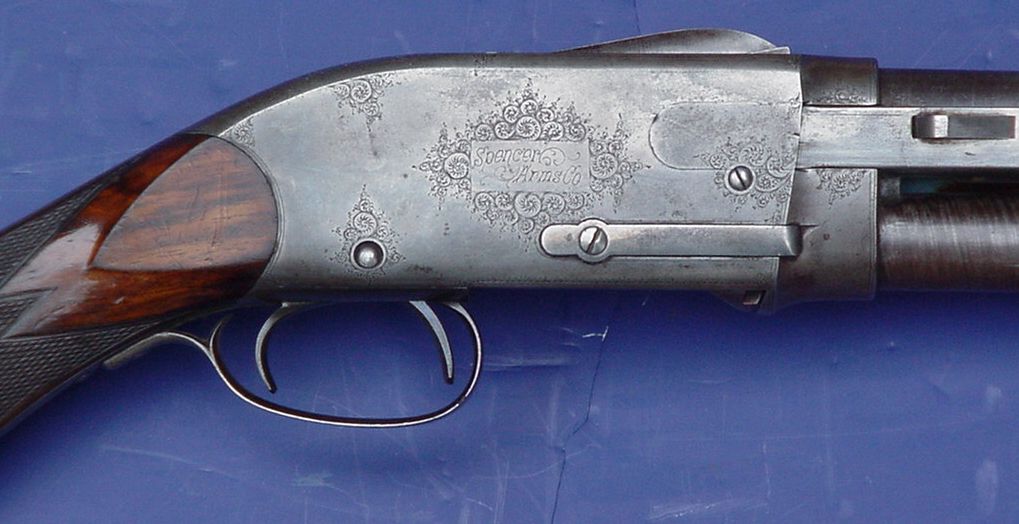 The Spencer 1882 pump. The first commercially produced pump shotgun.