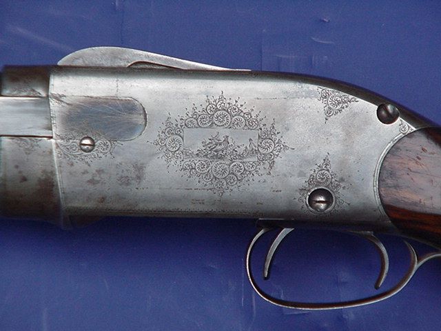 Antique Arms, Inc. - Early Factory Engraved Spencer Pump Action Shotgun